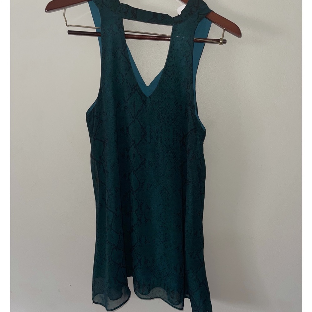 Karlie snake mock dress